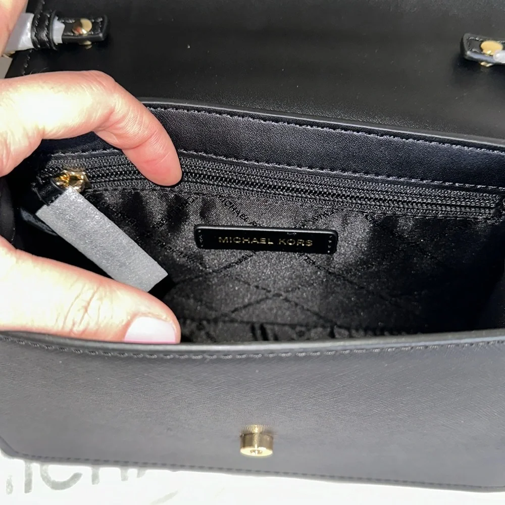 Michael Kors Grace MD TH Satchel black handle or cross body